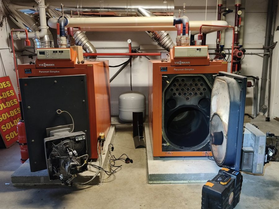 Chaufferie Viessmann Paromat-Simplex