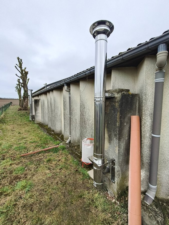 Ensemble conduits inox