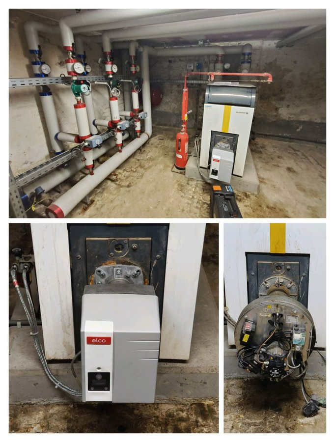 Remplacement brûleur Elco 70kW urgence